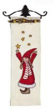 Girl with Stars wall hanging