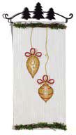 Christmas Baubles wall hanging
