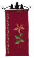 Poinsettia wall hanging