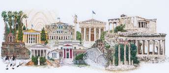 Athens, cross-stitch kit by Thea Gouverneur