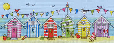 Beach Hut Fun, Cross Stitch Kit by Bothy threads