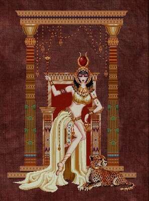 Cleopatra, cross stitch pattern by Bella Filipina