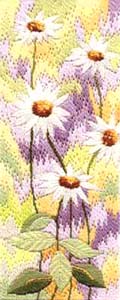 Daisies, Long Stitch Kit by Jean Coates