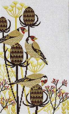 Goldfinches, cross stitch kit by Anchor
