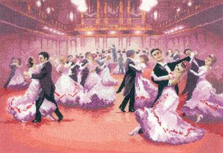 Grand Ball, cross stitch kit by John Clayton