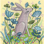 Hare - cross stitch kit by Karen Carter