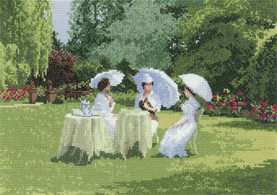 Ladies Who Lunch, Cross Stitch Kit by John Clayton/Heritage