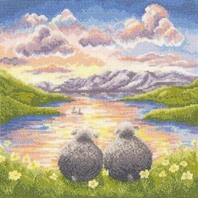 Love and Light cross stitch kit by  Lucy Pittaway/Bothy