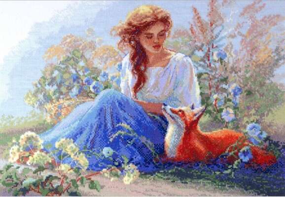 Mother Nature - Meadow, cross stitch kit by Riolis