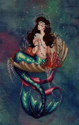 Nereid Galatina, cross stitch pattern by Bella Filipina