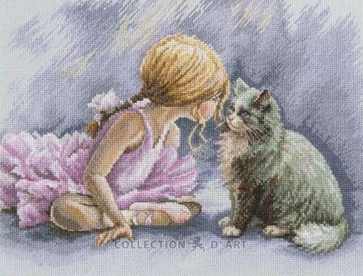 Now I`ll Teach You, cross stitch kit by RTO