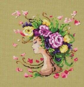 Pretty to Think So - cross stitch pattern by Mirabilia designs