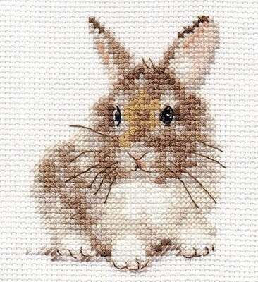 Rabbit, cross stitch kit by Alisa