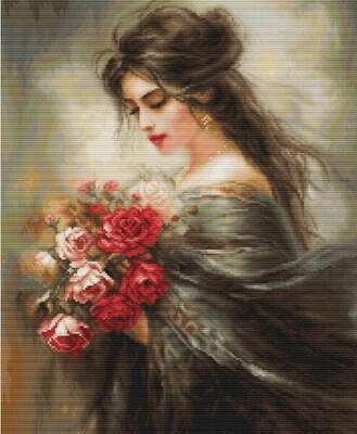 Serene Beauty - cross stitch kit by Luca - S