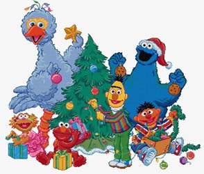 Sesame Street Christmas, Cross Stitch Kit by Thea Gouverneur