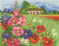 Summer Meadow - cross stitch kit by DMC Creative