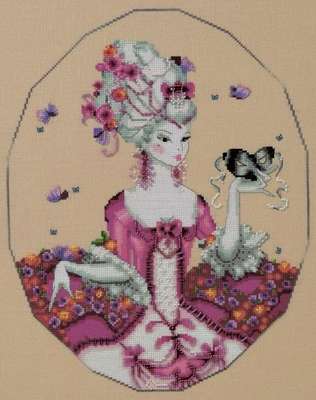 The Duchess of Rouen, cross stitch pattern by Mirabilia