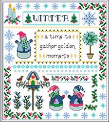 Winter Peace, Cross stitch pattern by Designs By Cathy