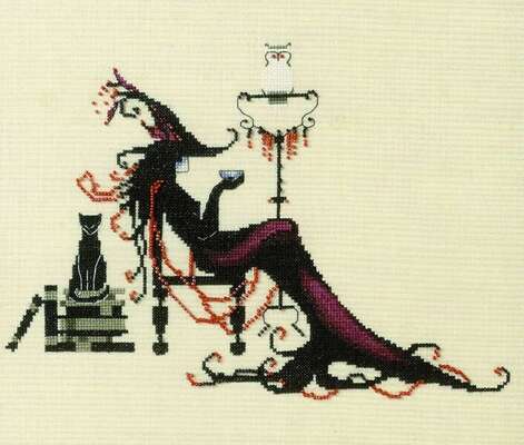 Witching Hour, Cross Stitch Pattern by Nora Corbett